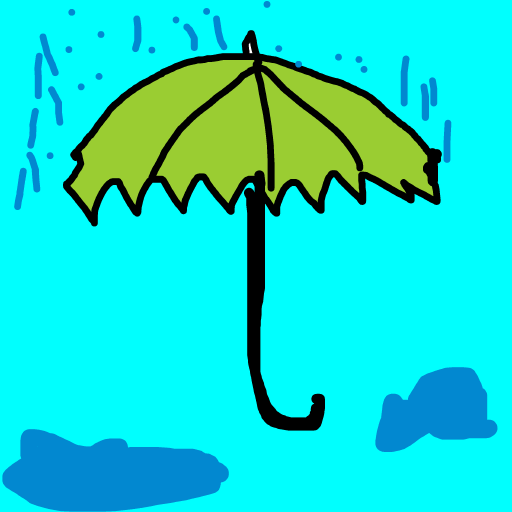 Umbrella drawing by jivemarlin