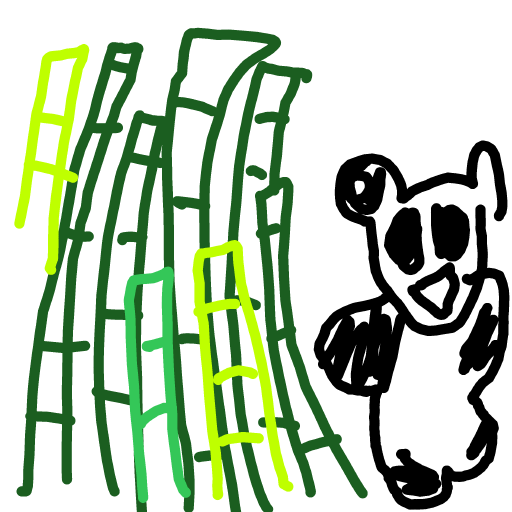 Bamboo drawing by dietchola