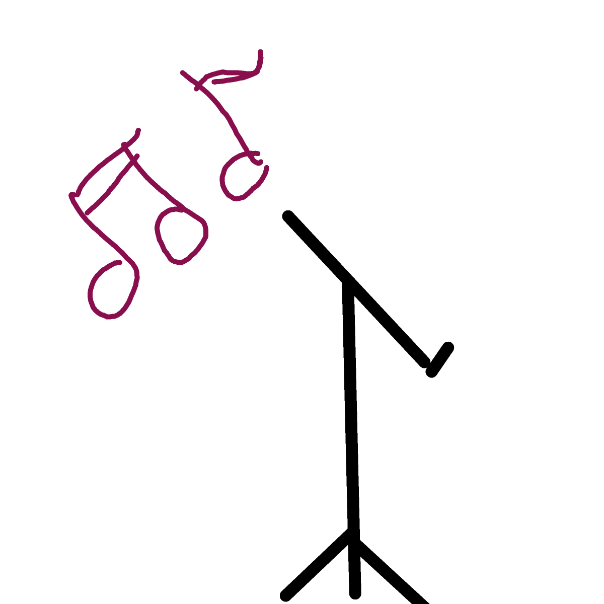 Music Stand drawing by coal-mild-peace
