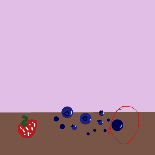 Blueberry drawing by nice-draw-designer