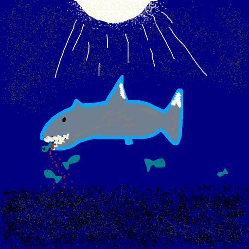 Shark drawing by color-olive-web
