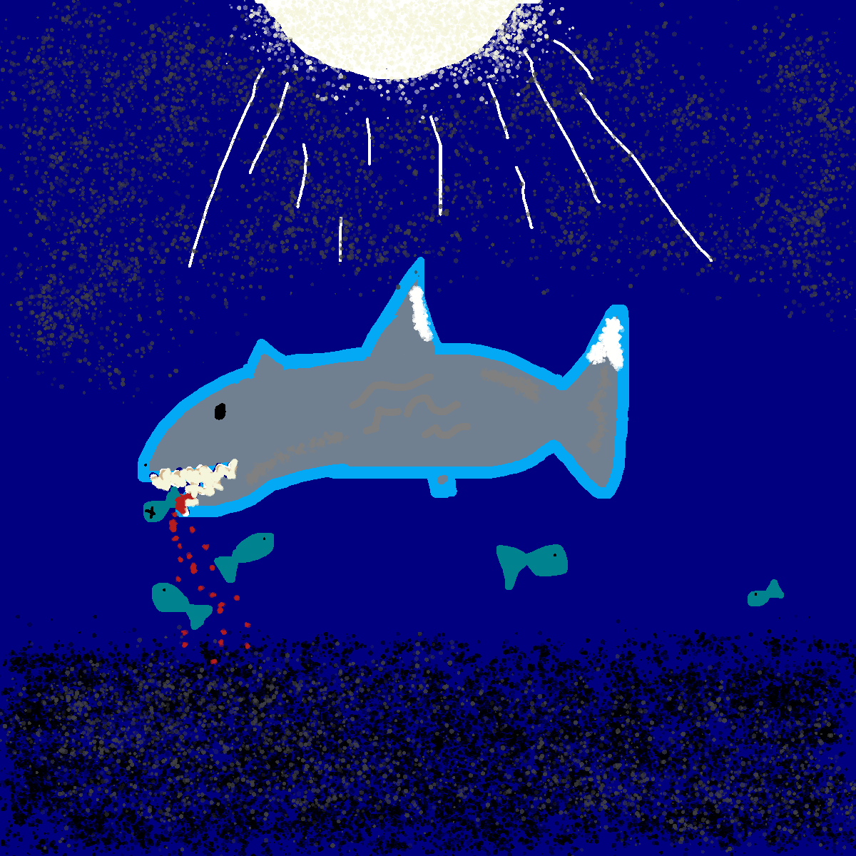 Shark drawing by color-olive-web