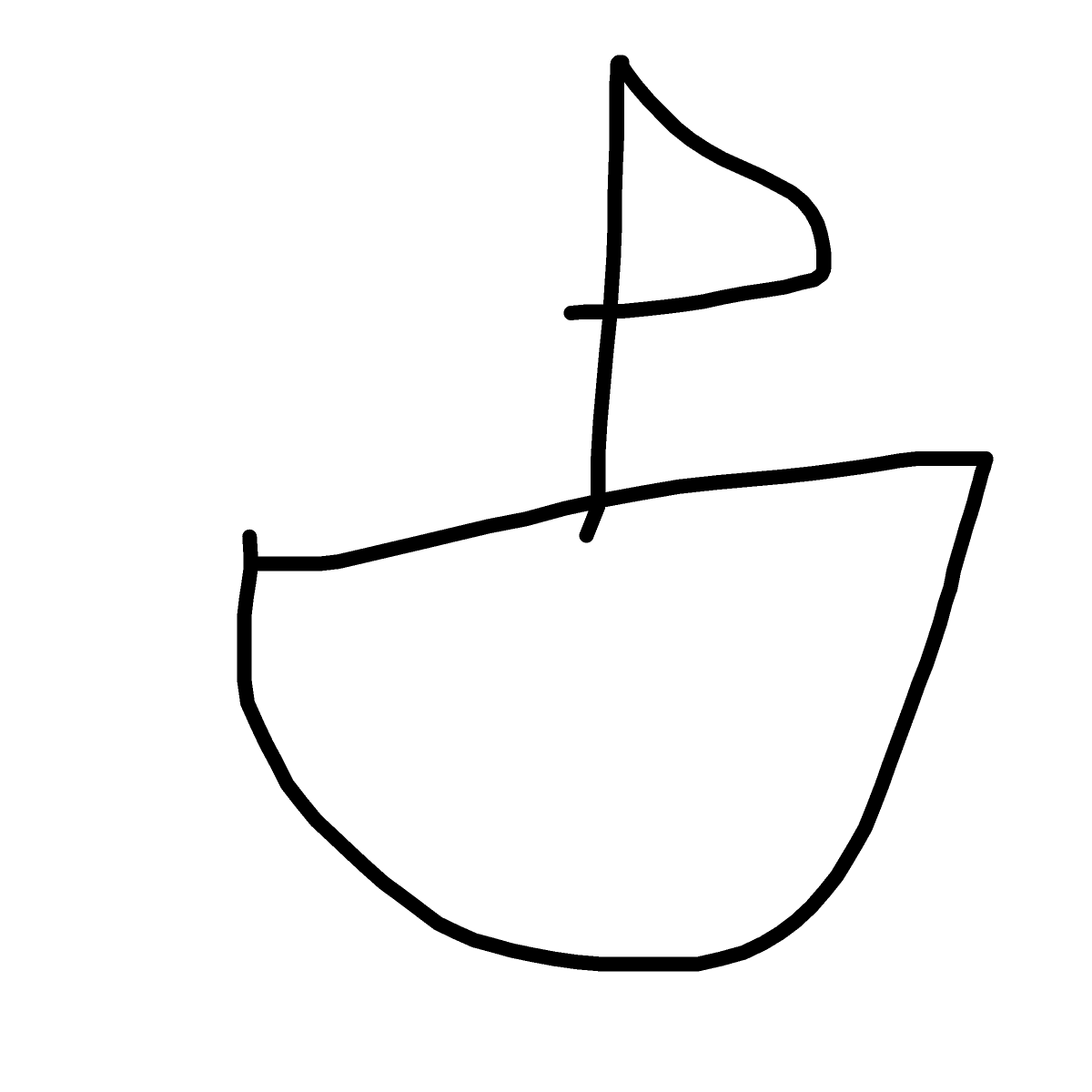 Boat drawing by isi