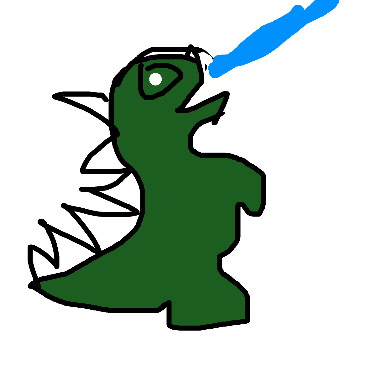 Godzilla drawing by pikapikachuu