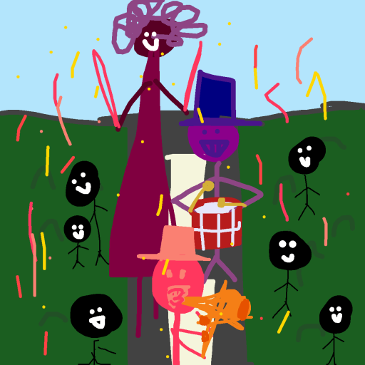 Parade drawing by shahadudu