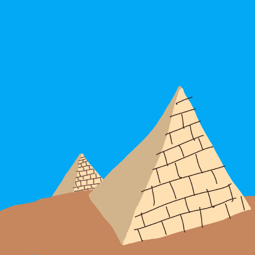 Pyramid drawing by Tayne