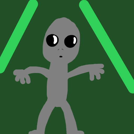 Grey Alien drawing by jashezilla