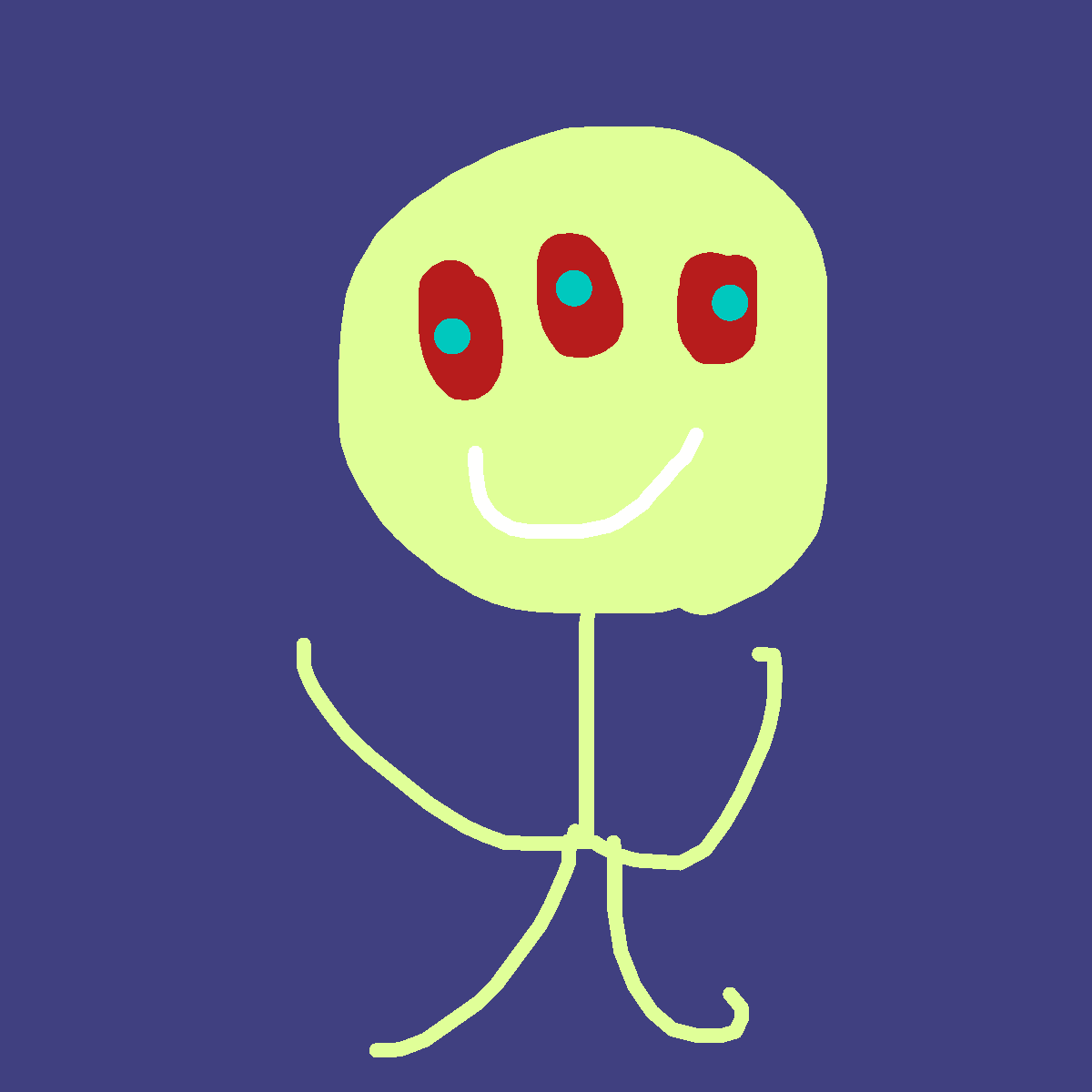 Alien drawing by grou