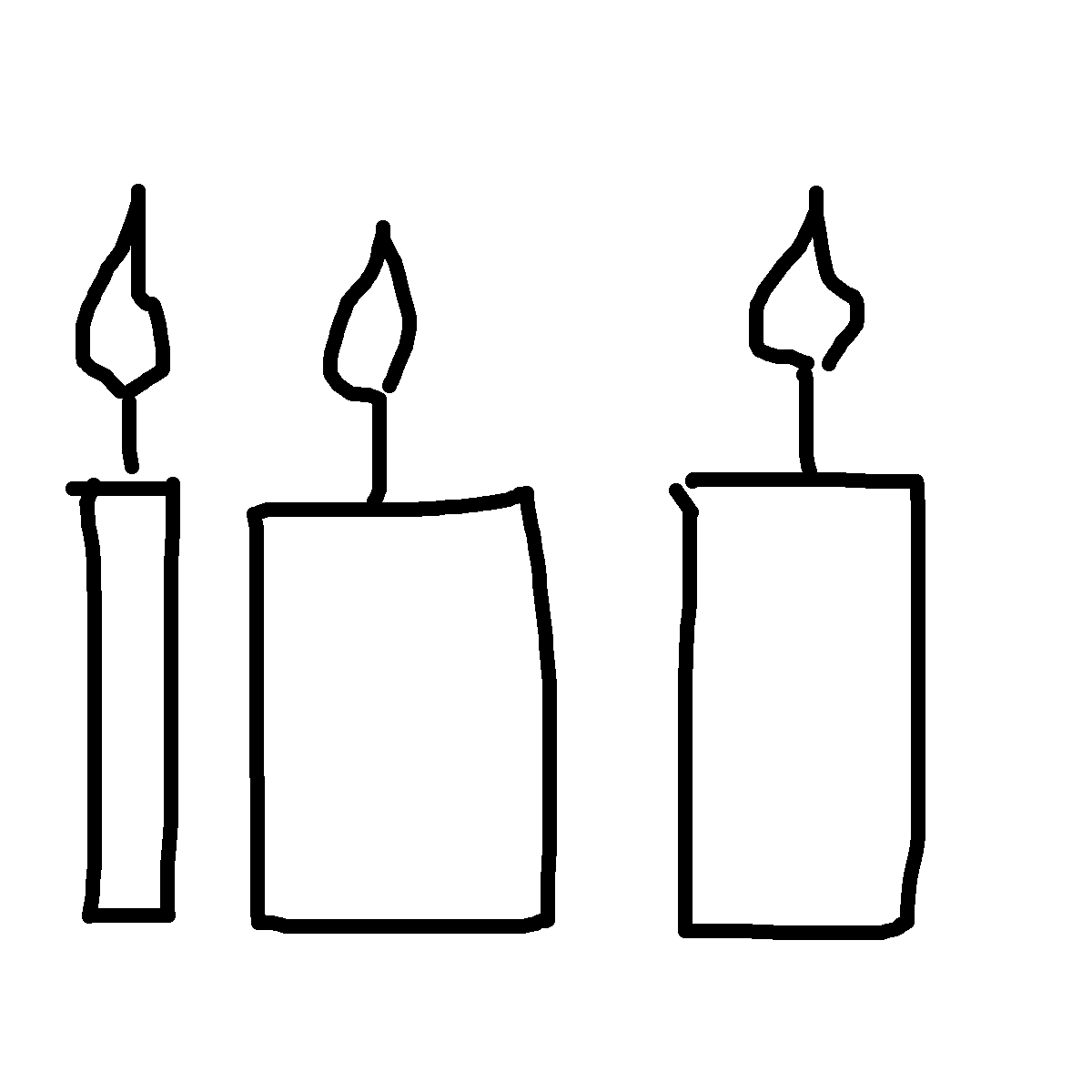 Candles drawing by ria-ria-ria