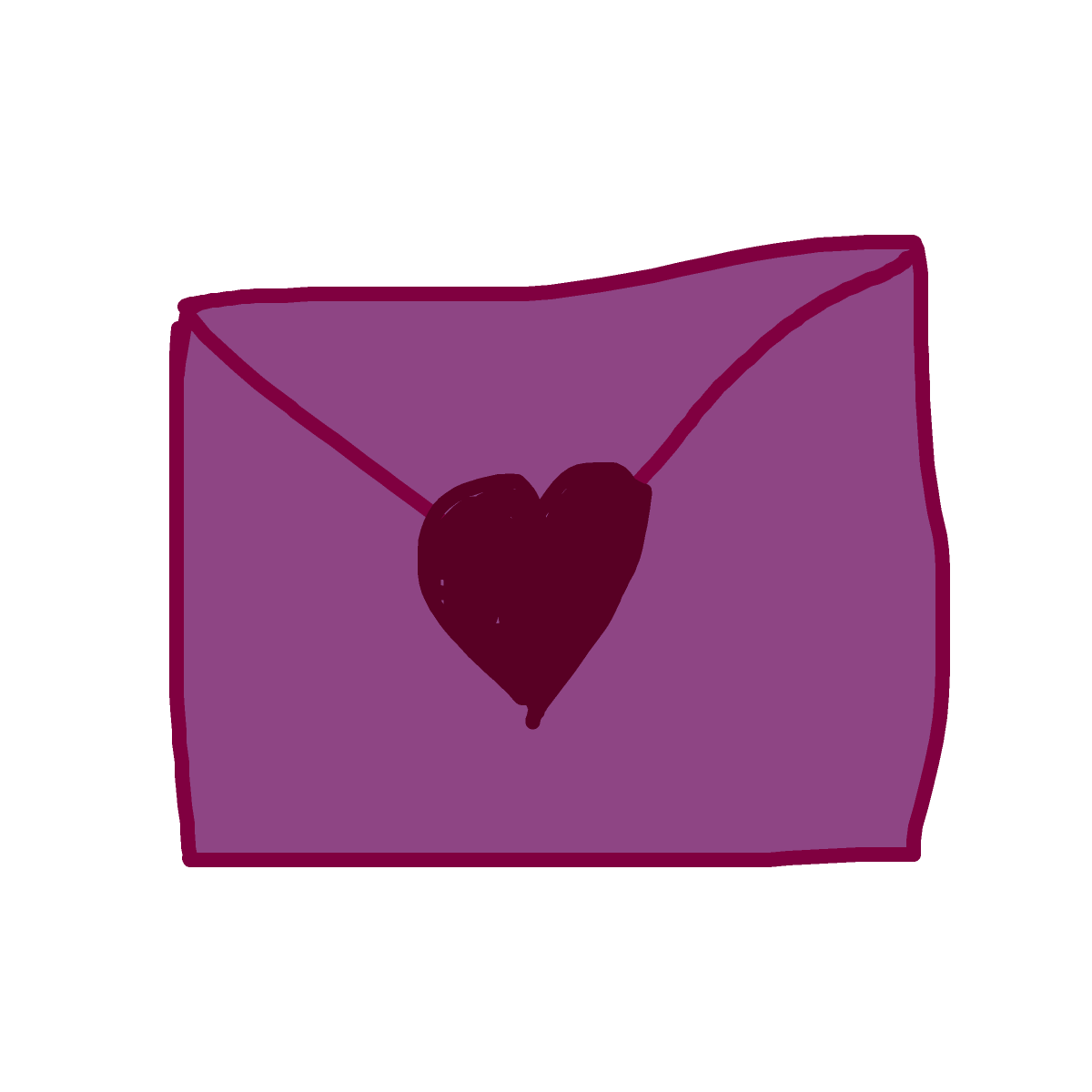 Envelope drawing by clear-cyan-drive
