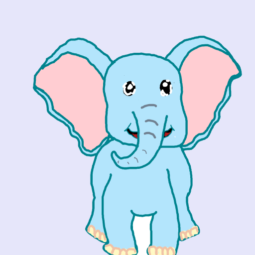 Elephant drawing by tris - art _ wow