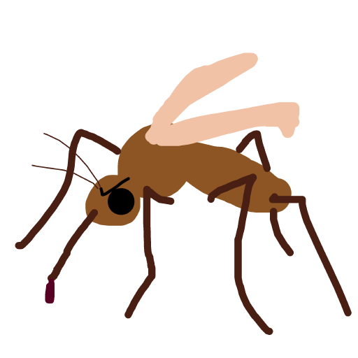 Mosquito drawing by thegreatbeargod