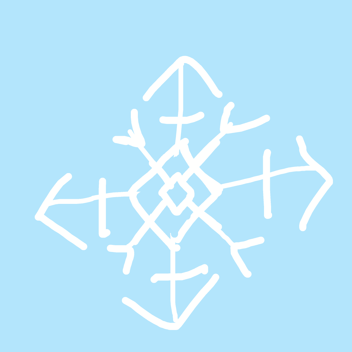 Snowflake drawing by rowan
