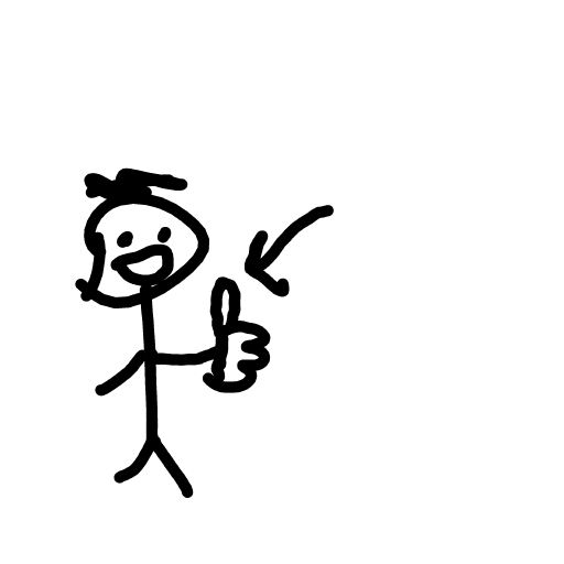 Thumb drawing by Almog