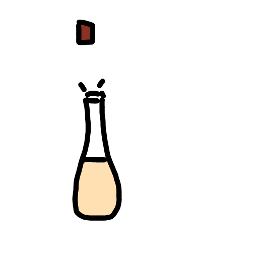 Champagne drawing by sonic-bold-major