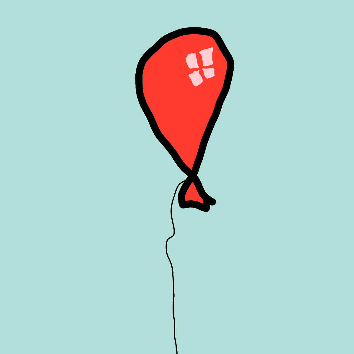 Balloon drawing by Guardianoflives
