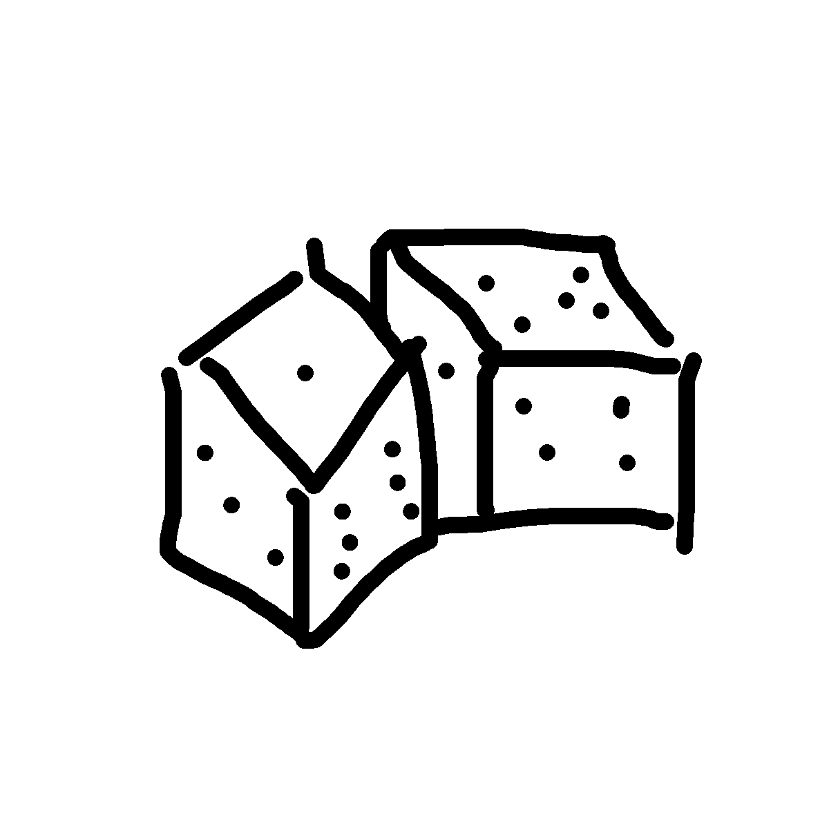Dice drawing by kyle