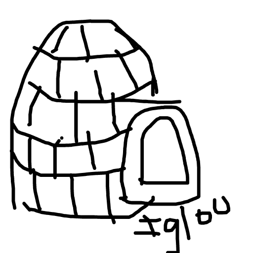 Igloo drawing by fine-happy-soul
