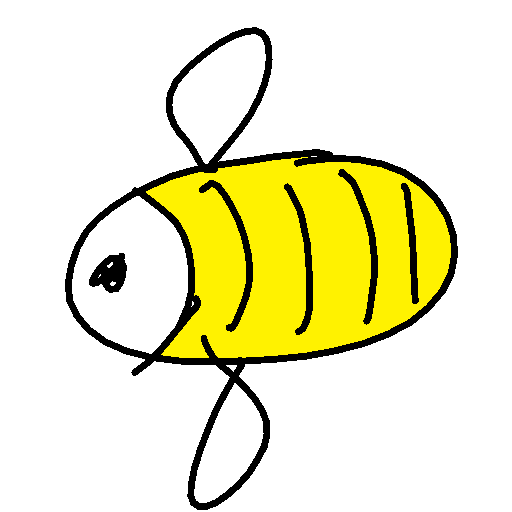 Bee drawing by theodore