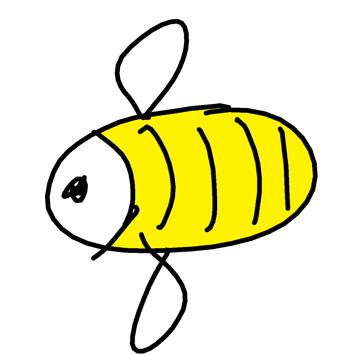 Bee drawing by theodore