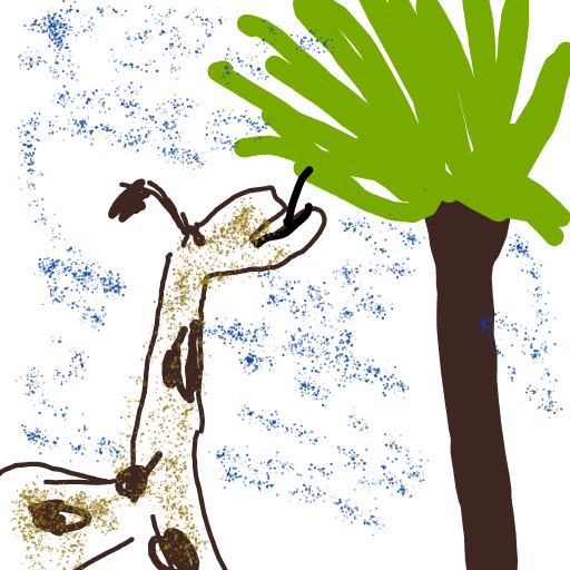 Giraffe drawing by sea-wave-artist