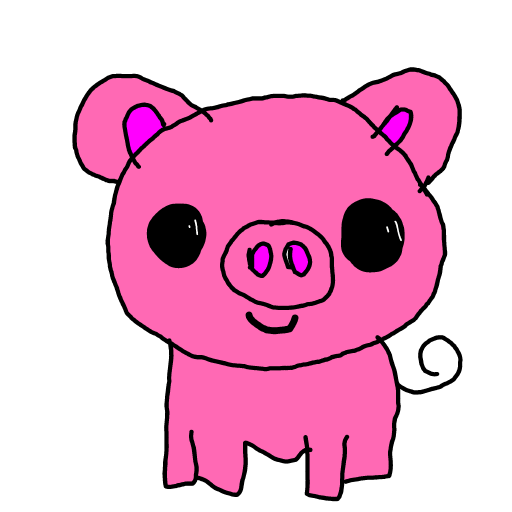 Pig drawing by ishak