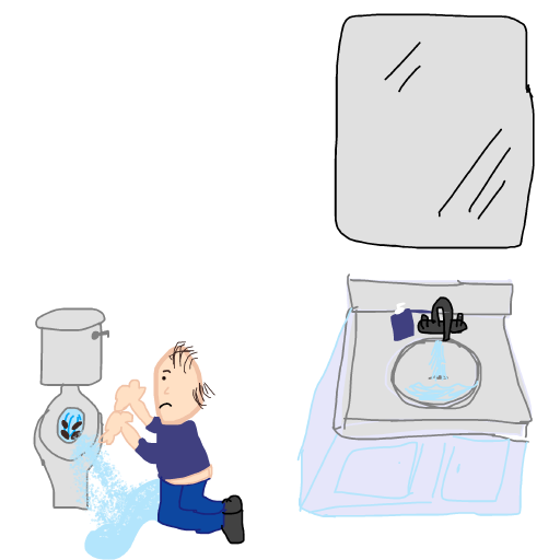 Plumber drawing by clear-cyan-drive