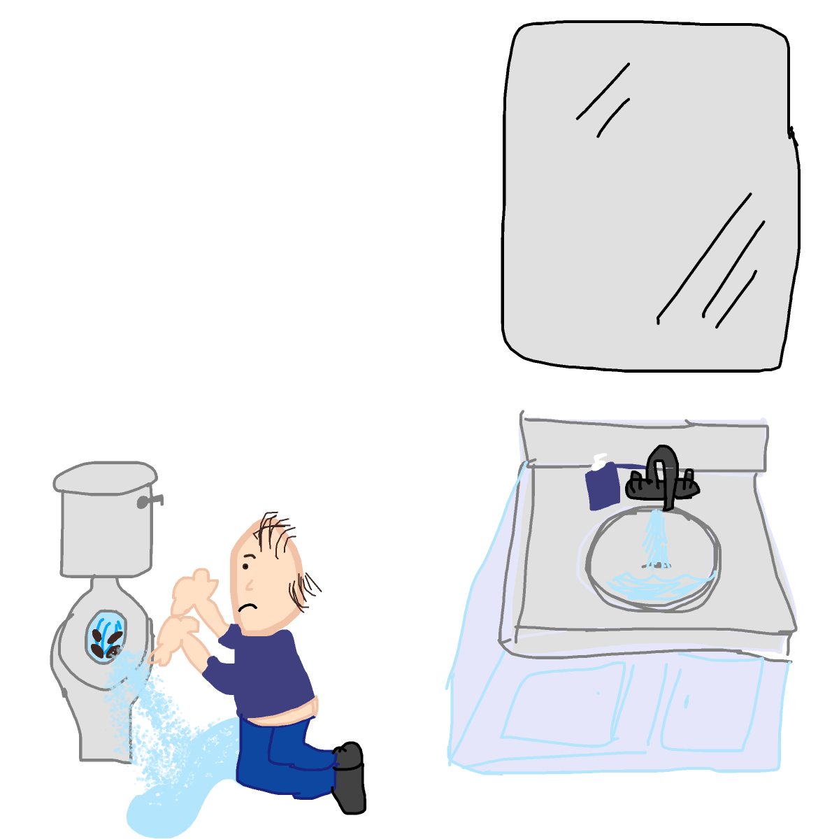 Plumber drawing by clear-cyan-drive