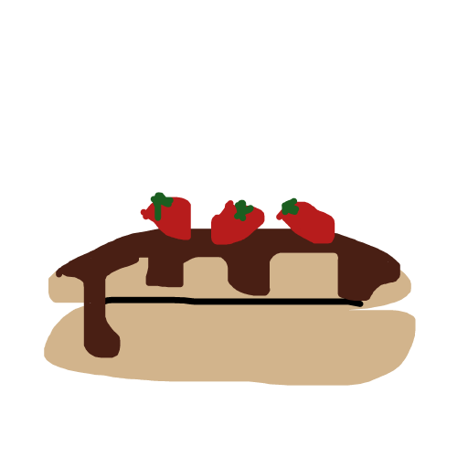 Pancake drawing by hard-free-painter