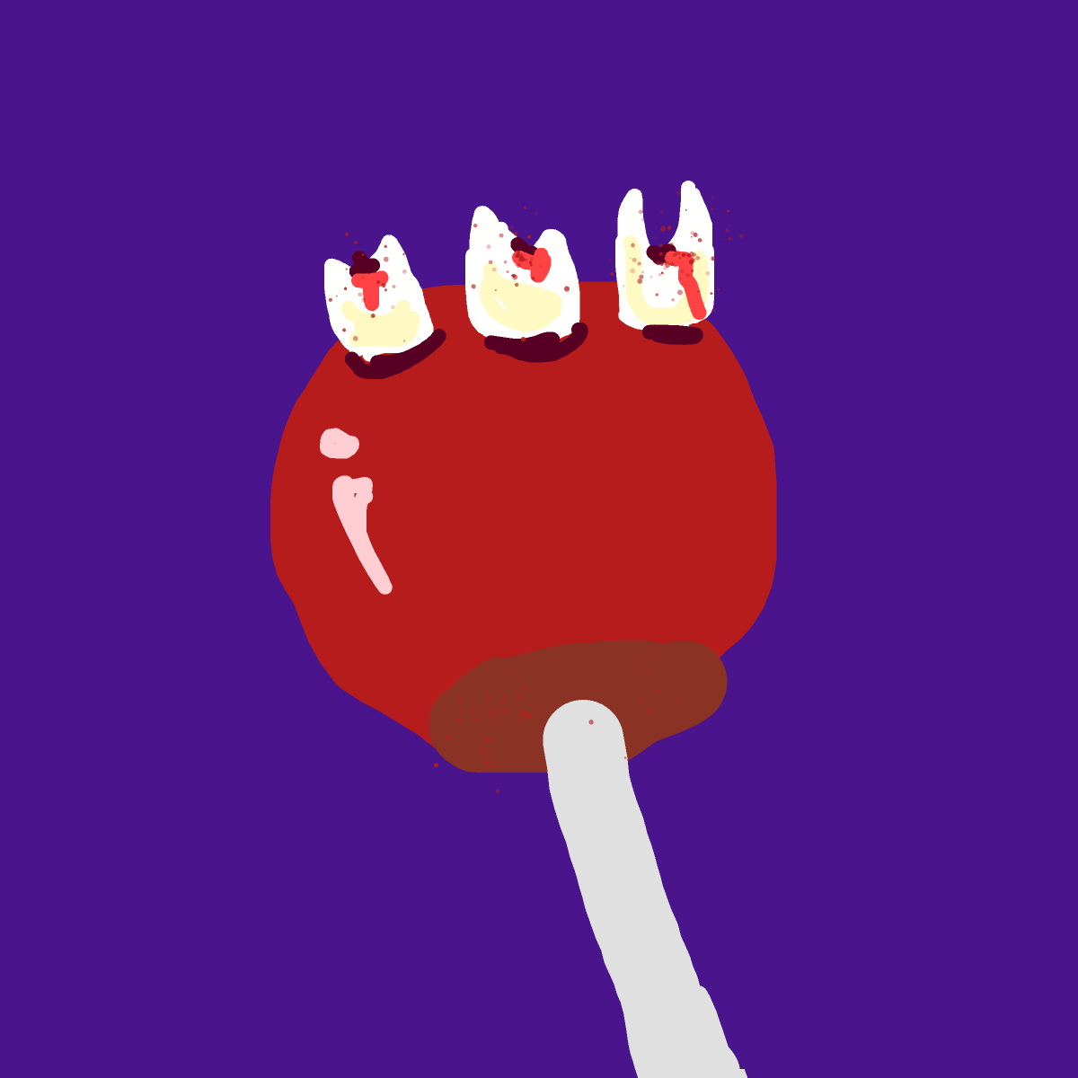 Candy Apple drawing by knoxy