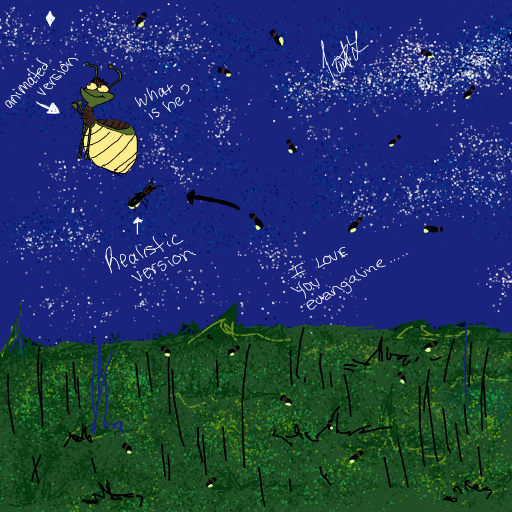 Firefly drawing by tris - art _ wow