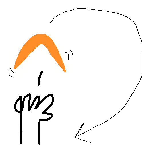 Boomerang drawing by fifi