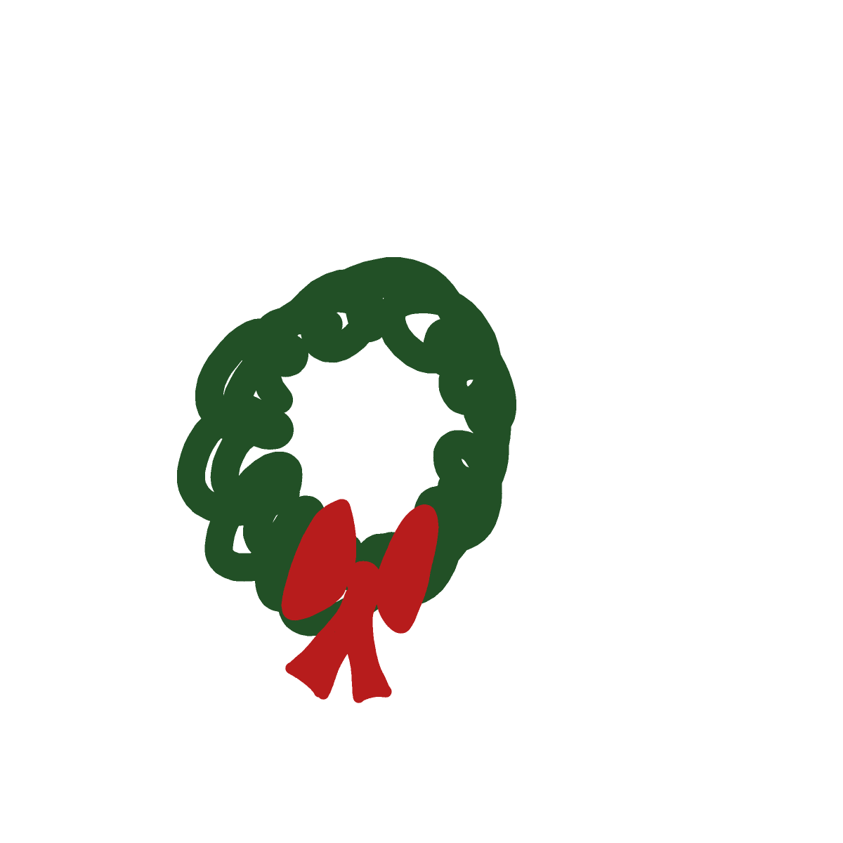 Wreath drawing by 1singular_sensation