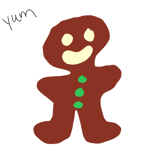 Gingerbread drawing by Shandi