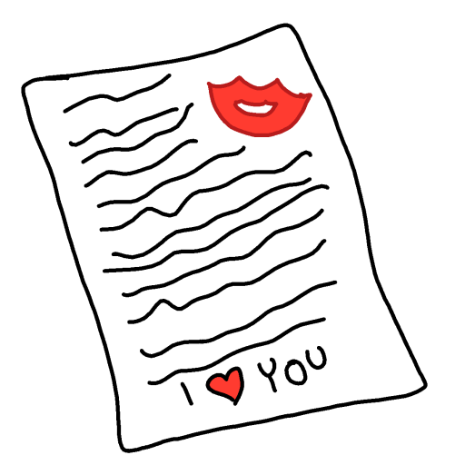 Love Letter drawing by conn0rr
