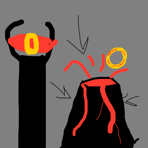 Mount Doom drawing by paradutchman