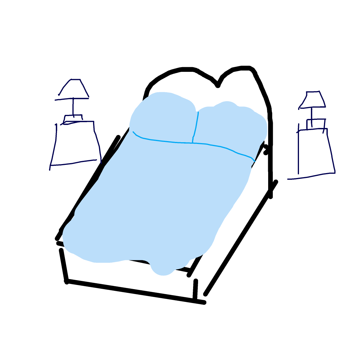 Bed drawing by last-graph-force