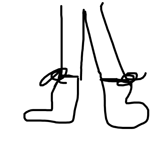 Boots drawing by bia