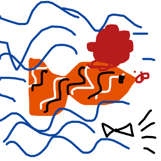 Clownfish drawing by wise-epic-port