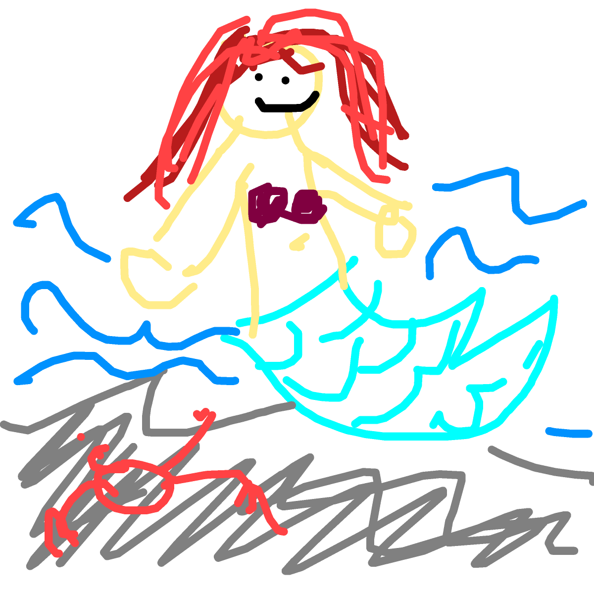 Mermaid drawing by wide-pure-sketch