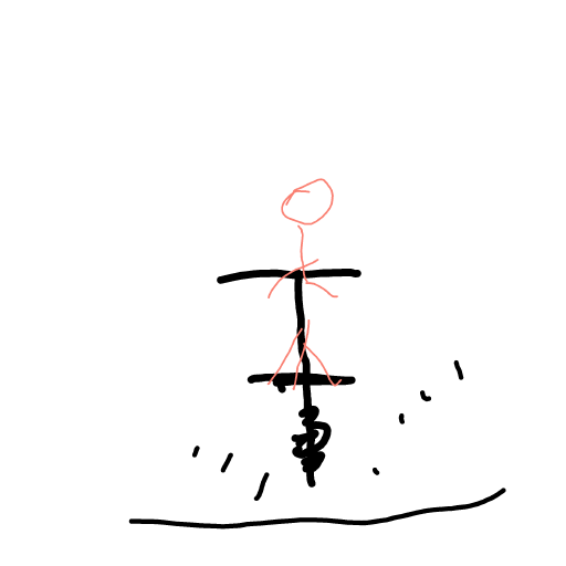 Pogo Stick drawing by cream-live-style