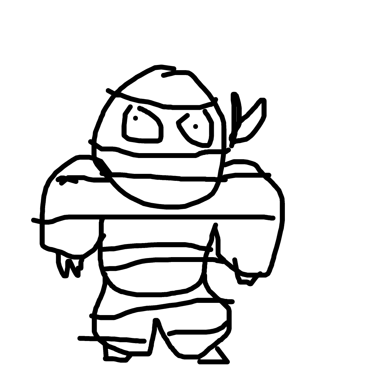 Mummy drawing by pikapikachuu
