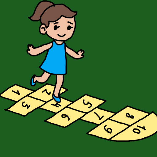 Hopscotch drawing by monthra