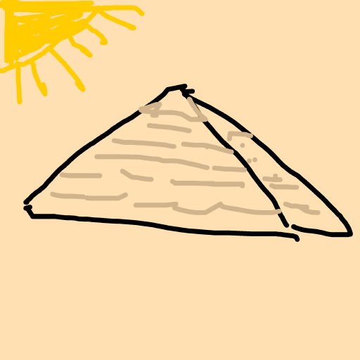 Pyramid drawing by delta-hyper-spire