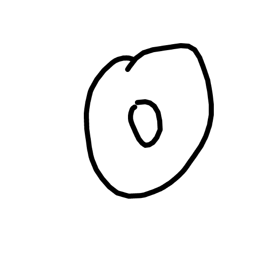Donut drawing by Tessie