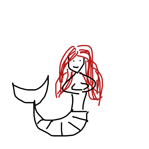 Ariel drawing by charlzerdu13