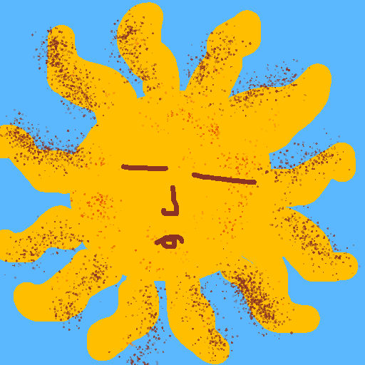 Sun drawing by krissywissy