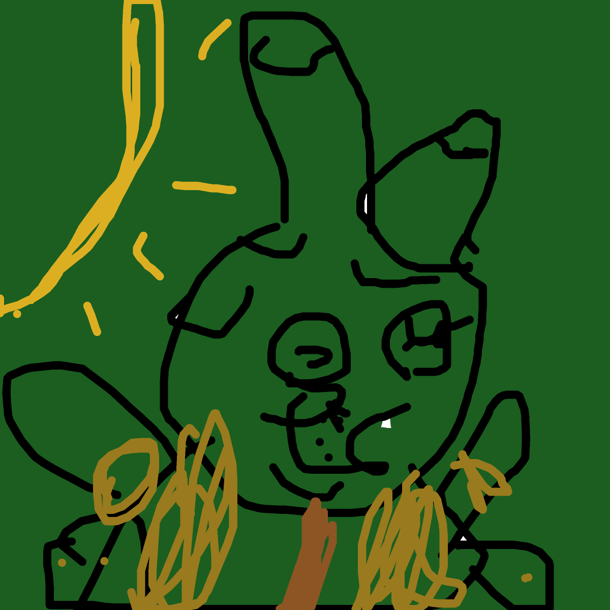 Shrek drawing by mega-free-ace