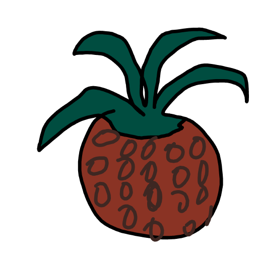 Pineapple drawing by cream-live-style