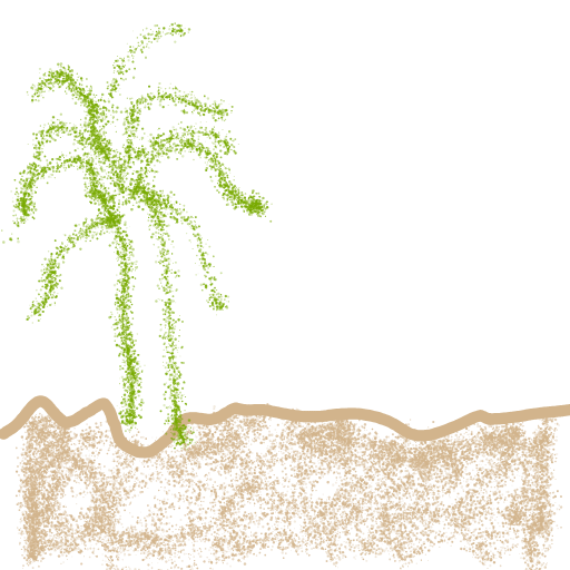 Palm Tree drawing by coal-mild-peace